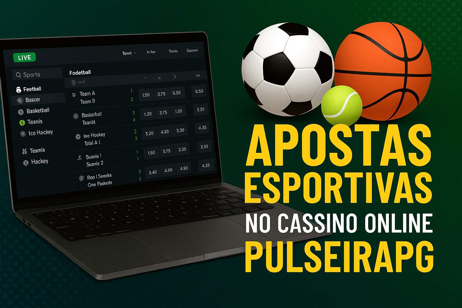 Aposte em apostas esportivas no cassino online PULSEIRAPG