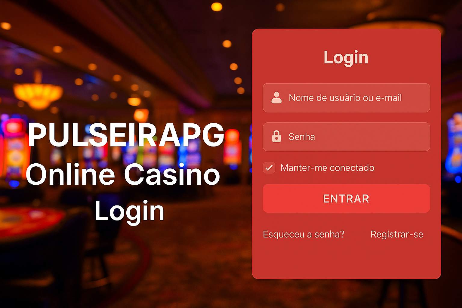 Login no Cassino PULSEIRAPG